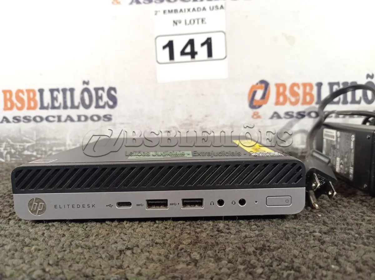 LOTE 141 - 01 CPU SEM MEMÓRIA E SEM HD COM CARREGADOR MARCA HP. (NO ESTADO) BD0956C