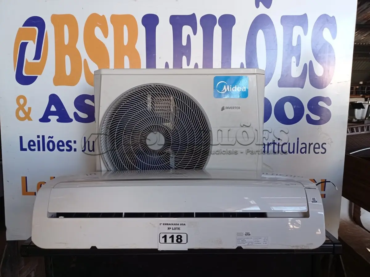 LOTE 118 - 01 AR-CONDICIONADO SPRINGER INVERTER 24000BTUS. (AIR CONDITIONER) (NO ESTADO) AV9810N