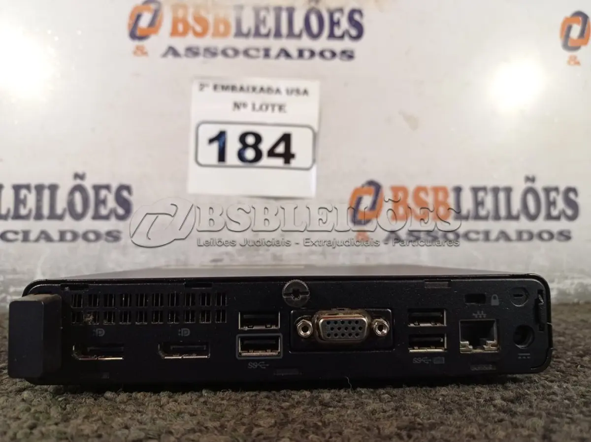 LOTE 184 - 01 CPU SEM MEMÓRIA E SEM HD SEM CARREGADOR MARCA HP. (NO ESTADO) BD1775D