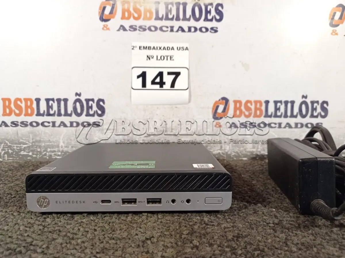 LOTE 147 - 01 CPU COM MEMÓRIA DE 16GB E SEM HD COM CARREGADOR MARCA HP. (NO ESTADO) BD0962K