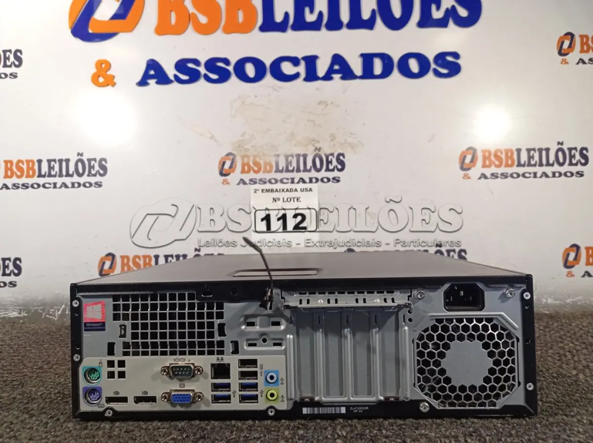 LOTE 112 - 01 CPU SEM MEMÓRIA E SEM HD MARCA HP. (NO ESTADO) AV9763R