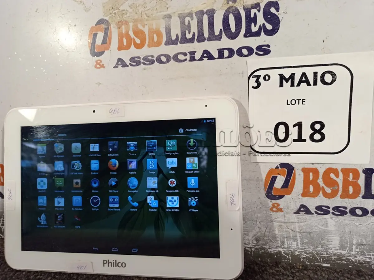 LOTE 018 - 1 WORKTAB Q10 SEM CARREGADOR MARCA PHILCO. (NO ESTADO) ATENÇÃO! FAZER A VISITAÇÃO ANTES DE ARREMATAR, NÃO SABEMOS SE FUNCIONA. LEILÃO NÃO TEM GARANTIA E NEM DEVOLUÇÃO, SUJEITO A POSSÍVEIS AVARIAS VISÍVEIS/OCULTAS E/OU AUSÊNCIA DE COMPONENTES.