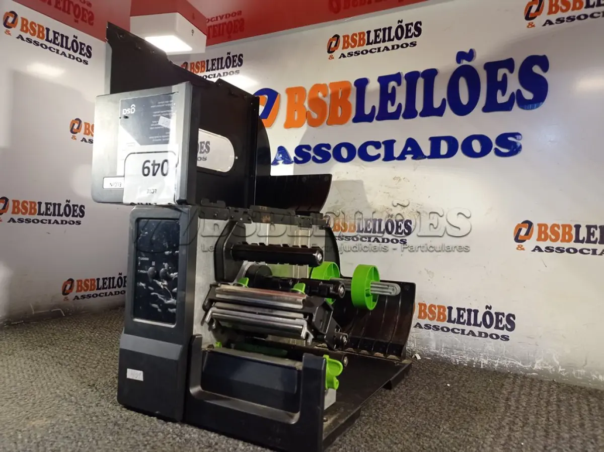 LOTE 049 - 01 IMPRESSORA DE ETIQUETAS MARCA ELGIN. (NO ESTADO) ATENÇÃO! FAZER A VISITAÇÃO ANTES DE ARREMATAR, NÃO SABEMOS SE FUNCIONA. LEILÃO NÃO TEM GARANTIA E NEM DEVOLUÇÃO, SUJEITO A POSSÍVEIS AVARIAS VISÍVEIS/OCULTAS E/OU AUSÊNCIA DE COMPONENTES.