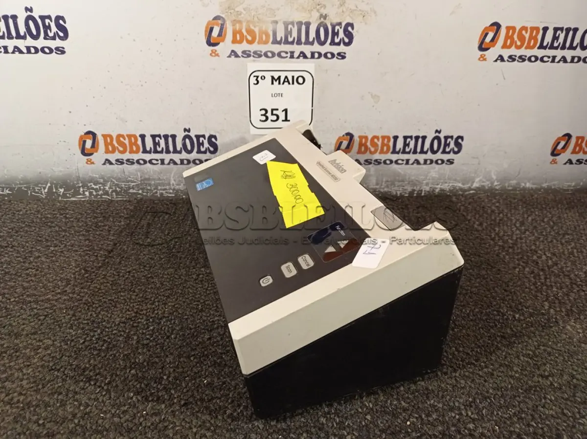 LOTE 351 - 01 SCANNER AVISION AD250. (NO ESTADO) ATENÇÃO! FAZER A VISITAÇÃO ANTES DE ARREMATAR, NÃO SABEMOS SE FUNCIONA. LEILÃO NÃO TEM GARANTIA E NEM DEVOLUÇÃO, SUJEITO A POSSÍVEIS AVARIAS VISÍVEIS/OCULTAS E/OU AUSÊNCIA DE COMPONENTES.