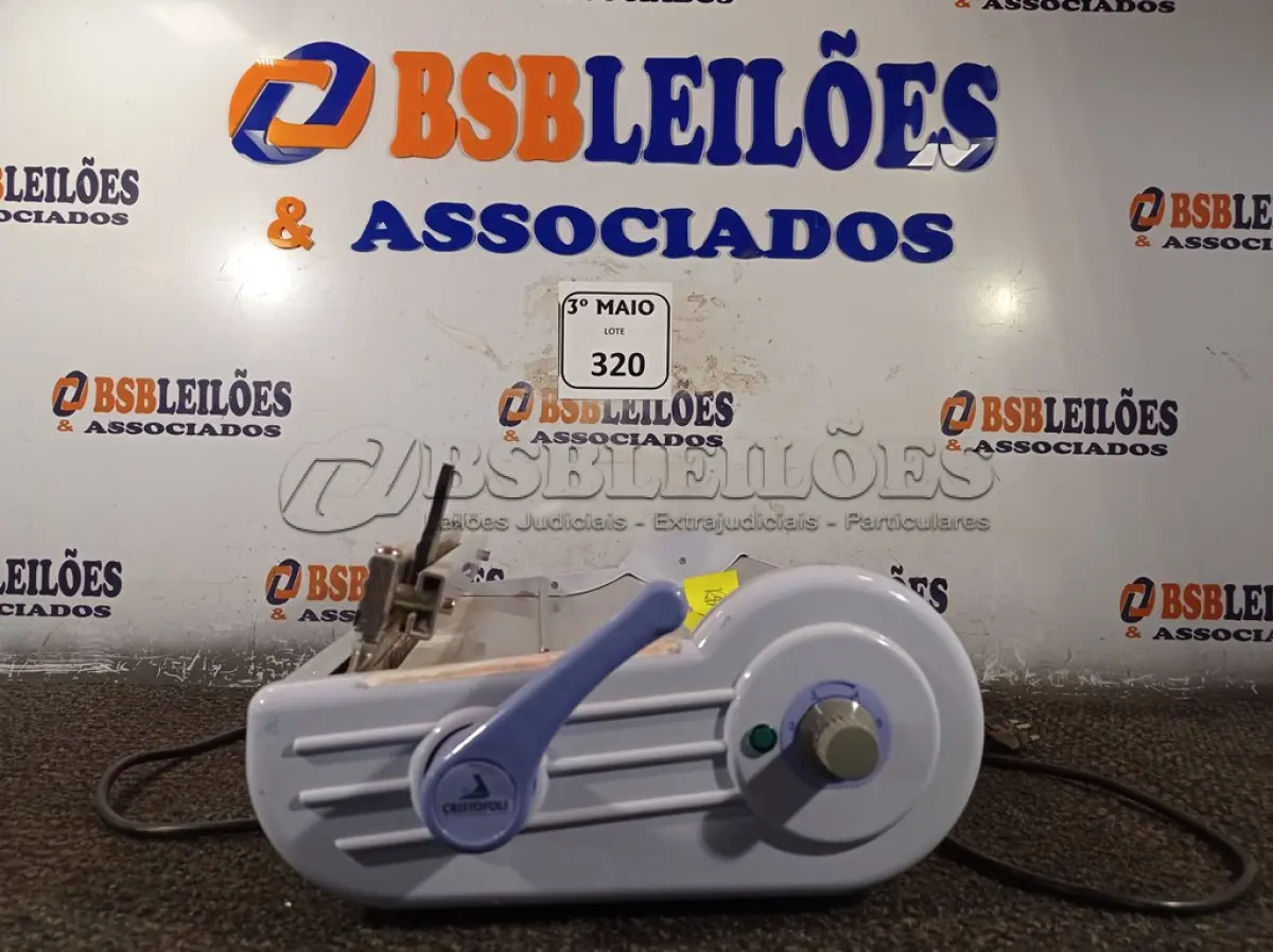 LOTE 320 - 01 SELADORA DE EMBALAGEM PARA ESTERILIZAÇÃO. (NO ESTADO) ATENÇÃO! FAZER A VISITAÇÃO ANTES DE ARREMATAR, NÃO SABEMOS SE FUNCIONA. LEILÃO NÃO TEM GARANTIA E NEM DEVOLUÇÃO, SUJEITO A POSSÍVEIS AVARIAS VISÍVEIS/OCULTAS E/OU AUSÊNCIA DE COMPONENTES.