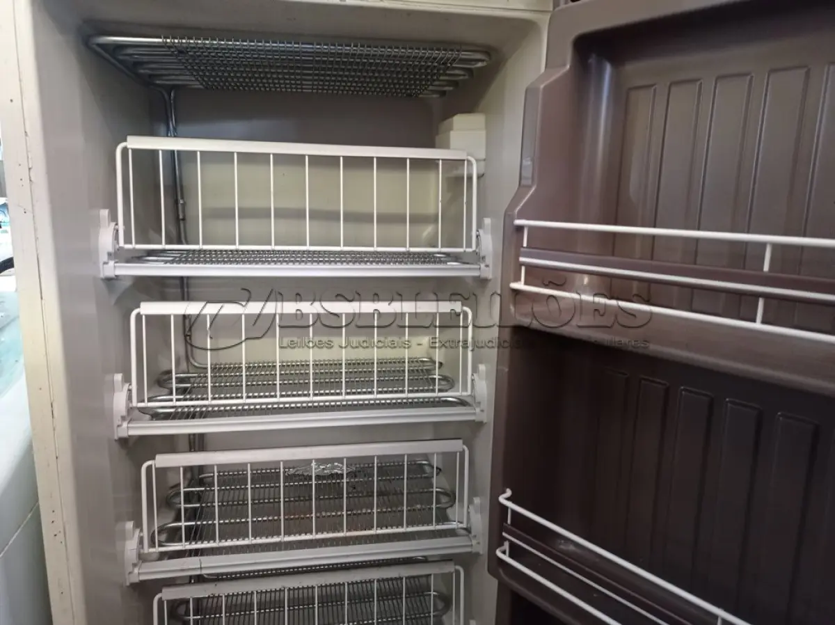 LOTE 382 - 01 FREEZER VERTICAL MARCA BRASTEMP COM AVARIAS. (NO ESTADO) ATENÇÃO! FAZER A VISITAÇÃO ANTES DE ARREMATAR, NÃO SABEMOS SE FUNCIONA. LEILÃO NÃO TEM GARANTIA E NEM DEVOLUÇÃO, SUJEITO A POSSÍVEIS AVARIAS VISÍVEIS/OCULTAS E/OU AUSÊNCIA DE COMPONENTES.