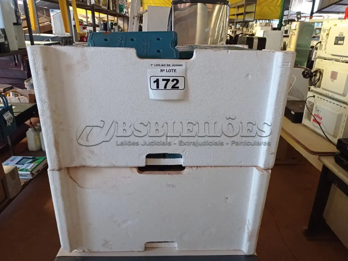 LOTE 172 - 01 LOTE COM GRANDE QUANTIDADE DE PLACAS PARA FAZER GELO RÍGIDO REUTILIZÁVEL. (NO ESTADO) ATENÇÃO! FAZER A VISITAÇÃO ANTES DE ARREMATAR, NÃO SABEMOS SE FUNCIONA. LEILÃO NÃO TEM GARANTIA E NEM DEVOLUÇÃO, SUJEITO A POSSÍVEIS AVARIAS VISÍVEIS/OCULTAS E/OU AUSÊNCIA DE COMPONENTES.