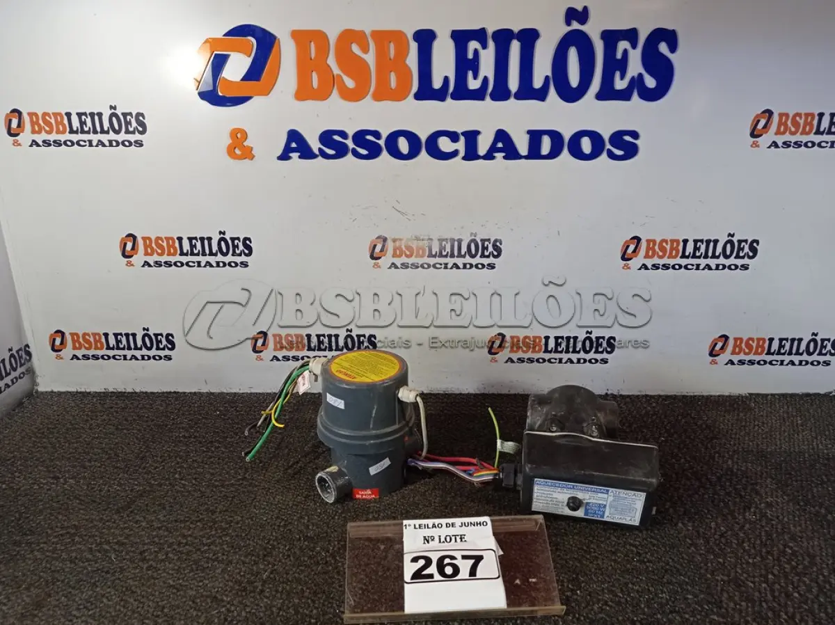 LOTE 267 - 02 AQUECEDORES PARA BANHEIRA. (NO ESTADO) ATENÇÃO! FAZER A VISITAÇÃO ANTES DE ARREMATAR, NÃO SABEMOS SE FUNCIONA. LEILÃO NÃO TEM GARANTIA E NEM DEVOLUÇÃO, SUJEITO A POSSÍVEIS AVARIAS VISÍVEIS/OCULTAS E/OU AUSÊNCIA DE COMPONENTES.