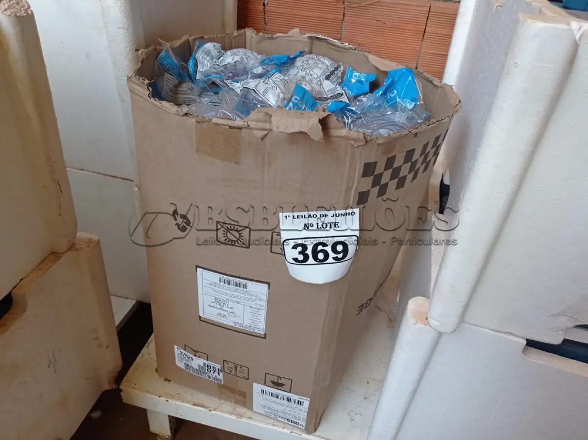 LOTE 369 - 01 LOTE COM GRANDE QUANTIDADE DE CONJUNTO DE NEBULIZAÇÃO. (NO ESTADO) ATENÇÃO! FAZER A VISITAÇÃO ANTES DE ARREMATAR, NÃO SABEMOS SE FUNCIONA. LEILÃO NÃO TEM GARANTIA E NEM DEVOLUÇÃO, SUJEITO A POSSÍVEIS AVARIAS VISÍVEIS/OCULTAS E/OU AUSÊNCIA DE COMPONENTES.