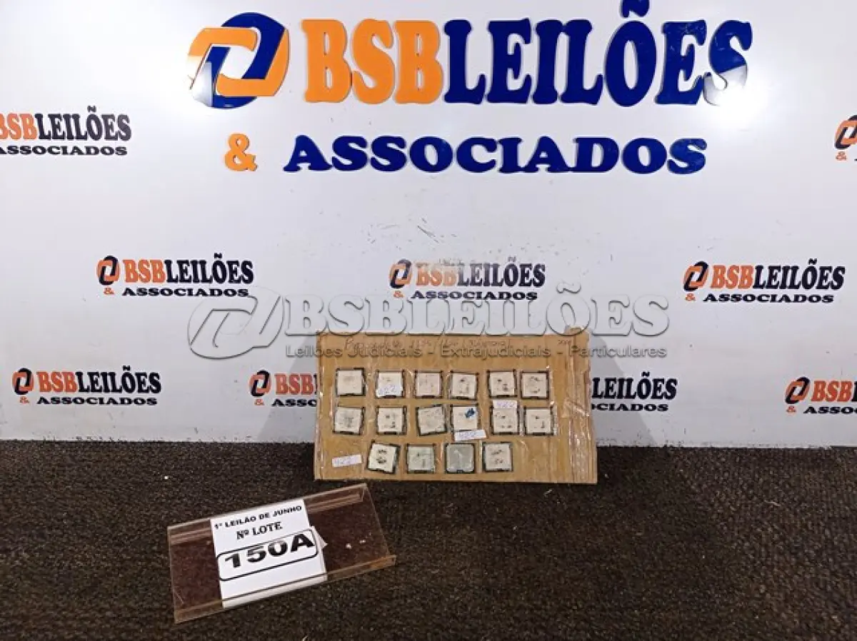 LOTE 150 - 01 LOTE COM PROCESSADORES 1155 E/1156. (NO ESTADO) ATENÇÃO! FAZER A VISITAÇÃO ANTES DE ARREMATAR, NÃO SABEMOS SE FUNCIONA. LEILÃO NÃO TEM GARANTIA E NEM DEVOLUÇÃO, SUJEITO A POSSÍVEIS AVARIAS VISÍVEIS/OCULTAS E/OU AUSÊNCIA DE COMPONENTES.
