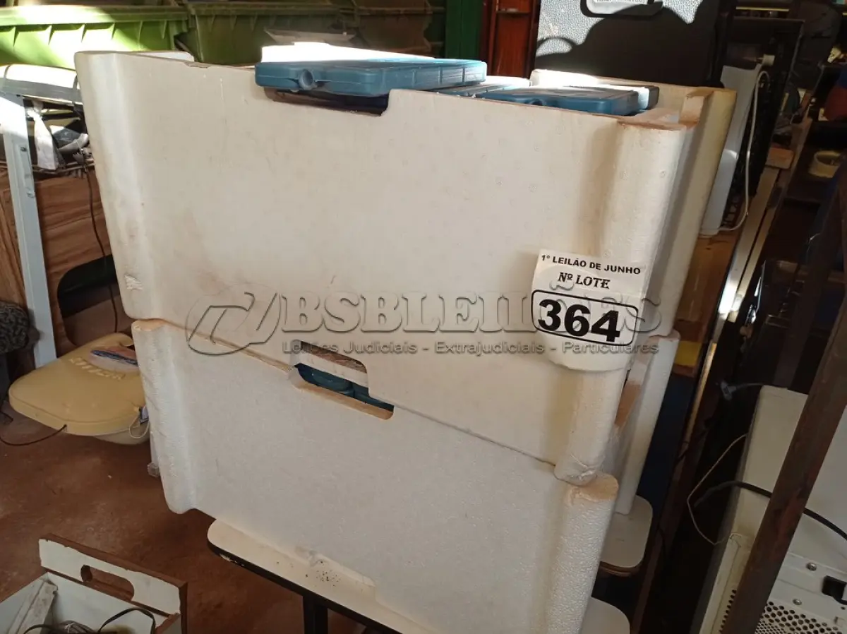 LOTE 364 - 01 LOTE COM GRANDE QUANTIDADE DE PLACAS PARA FAZER GELO RÍGIDO REUTILIZÁVEL. (NO ESTADO) ATENÇÃO! FAZER A VISITAÇÃO ANTES DE ARREMATAR, NÃO SABEMOS SE FUNCIONA. LEILÃO NÃO TEM GARANTIA E NEM DEVOLUÇÃO, SUJEITO A POSSÍVEIS AVARIAS VISÍVEIS/OCULTAS E/OU AUSÊNCIA DE COMPONENTES.