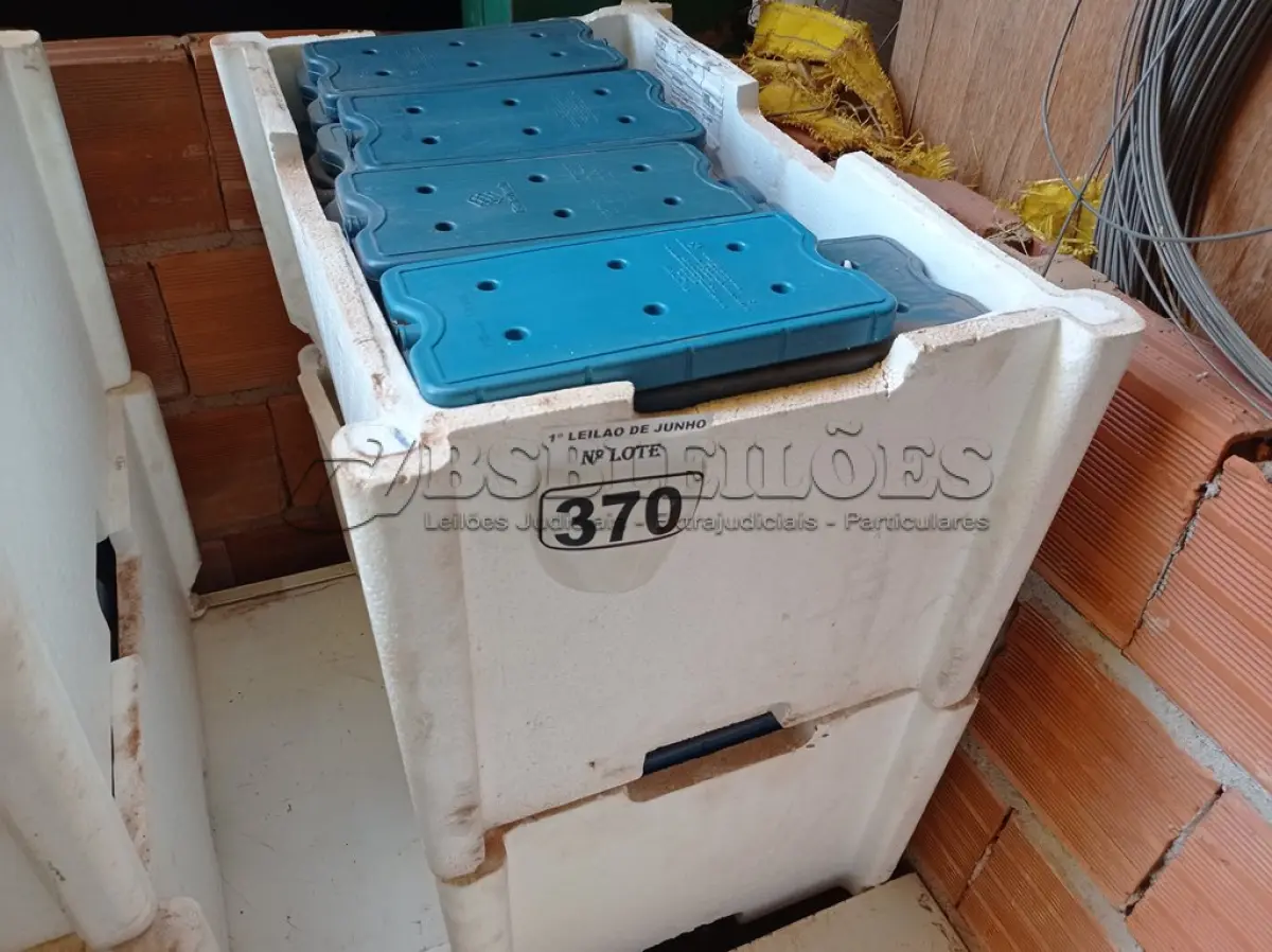 LOTE 370 - 01 LOTE COM GRANDE QUANTIDADE DE PLACAS PARA FAZER GELO RÍGIDO REUTILIZÁVEL. (NO ESTADO) ATENÇÃO! FAZER A VISITAÇÃO ANTES DE ARREMATAR, NÃO SABEMOS SE FUNCIONA. LEILÃO NÃO TEM GARANTIA E NEM DEVOLUÇÃO, SUJEITO A POSSÍVEIS AVARIAS VISÍVEIS/OCULTAS E/OU AUSÊNCIA DE COMPONENTES.