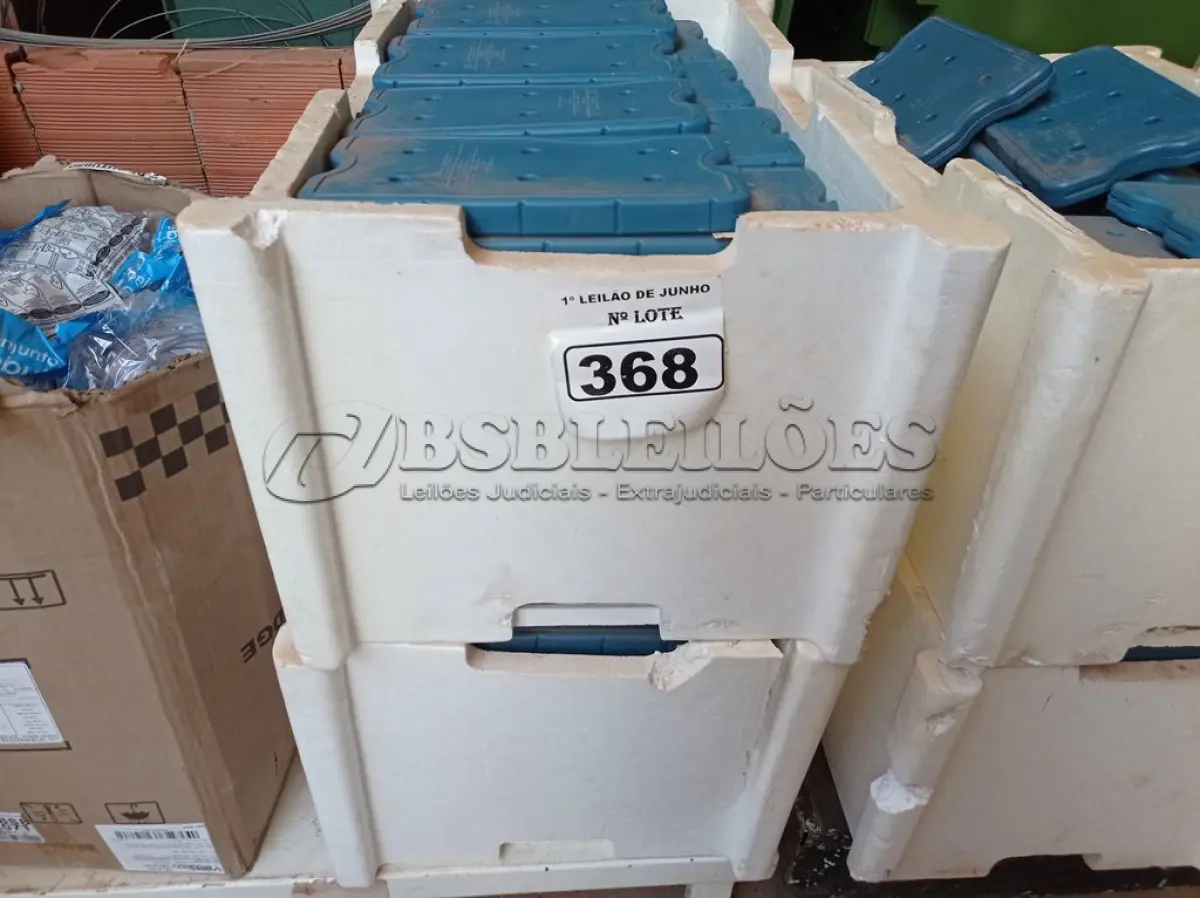 LOTE 368 - 01 LOTE COM GRANDE QUANTIDADE DE PLACAS PARA FAZER GELO RÍGIDO REUTILIZÁVEL. (NO ESTADO) ATENÇÃO! FAZER A VISITAÇÃO ANTES DE ARREMATAR, NÃO SABEMOS SE FUNCIONA. LEILÃO NÃO TEM GARANTIA E NEM DEVOLUÇÃO, SUJEITO A POSSÍVEIS AVARIAS VISÍVEIS/OCULTAS E/OU AUSÊNCIA DE COMPONENTES.
