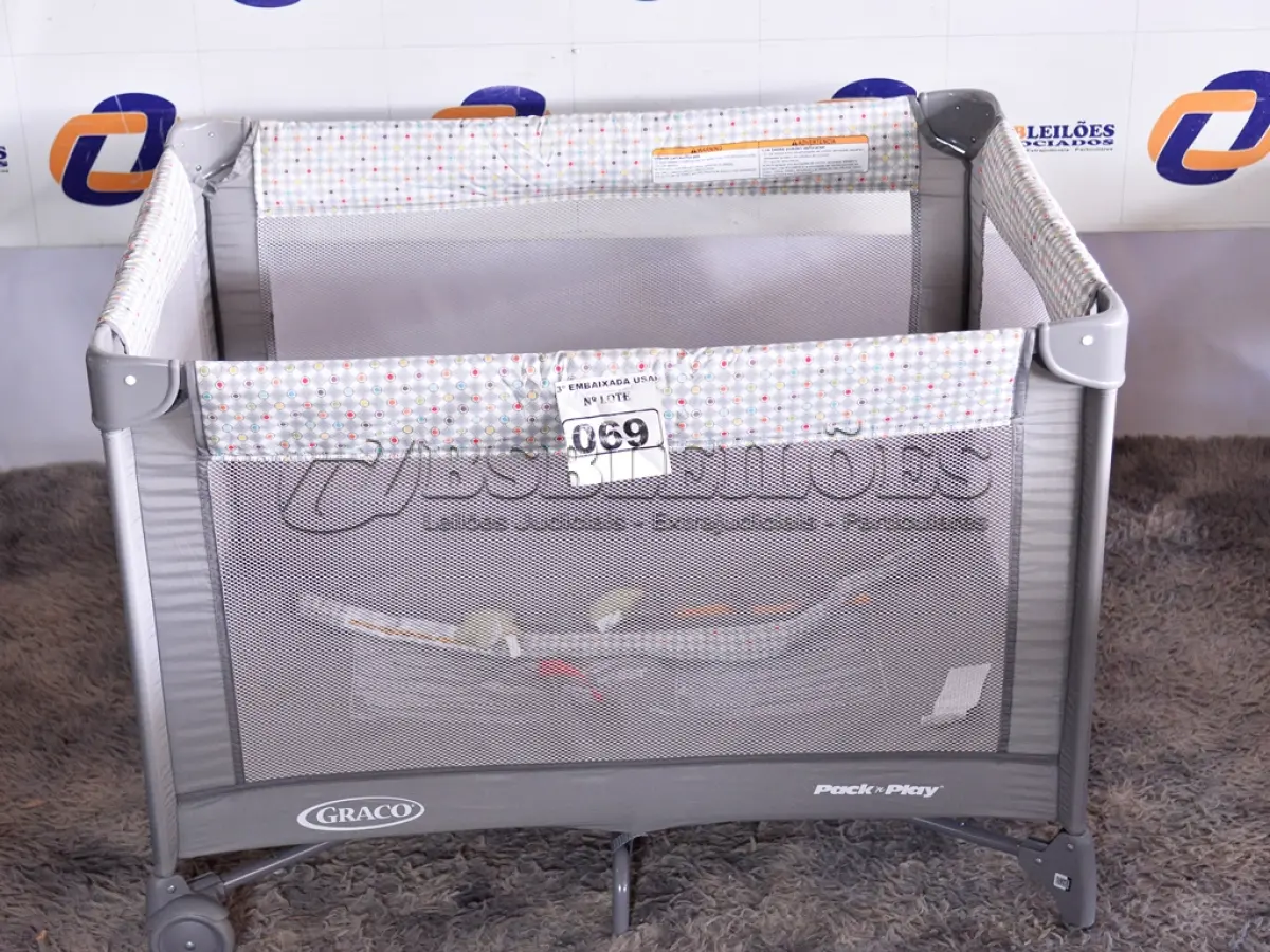 LOTE 069 - 01 BERÇO PORTÁTIL MARCA GRACO. (BABY CRIB) (NO ESTADO) AV8664V