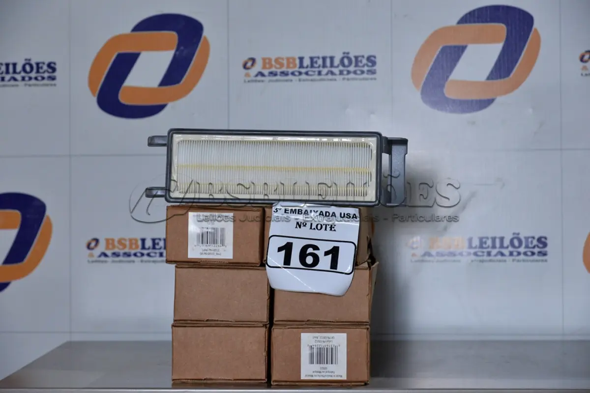 LOTE 161 - 06 CAIXINHAS COM 01 FILTRO CADA WASHABLE HEPA FILTER.  (6 A/C FILTERS 6 PAC. (NO ESTADO)0000022