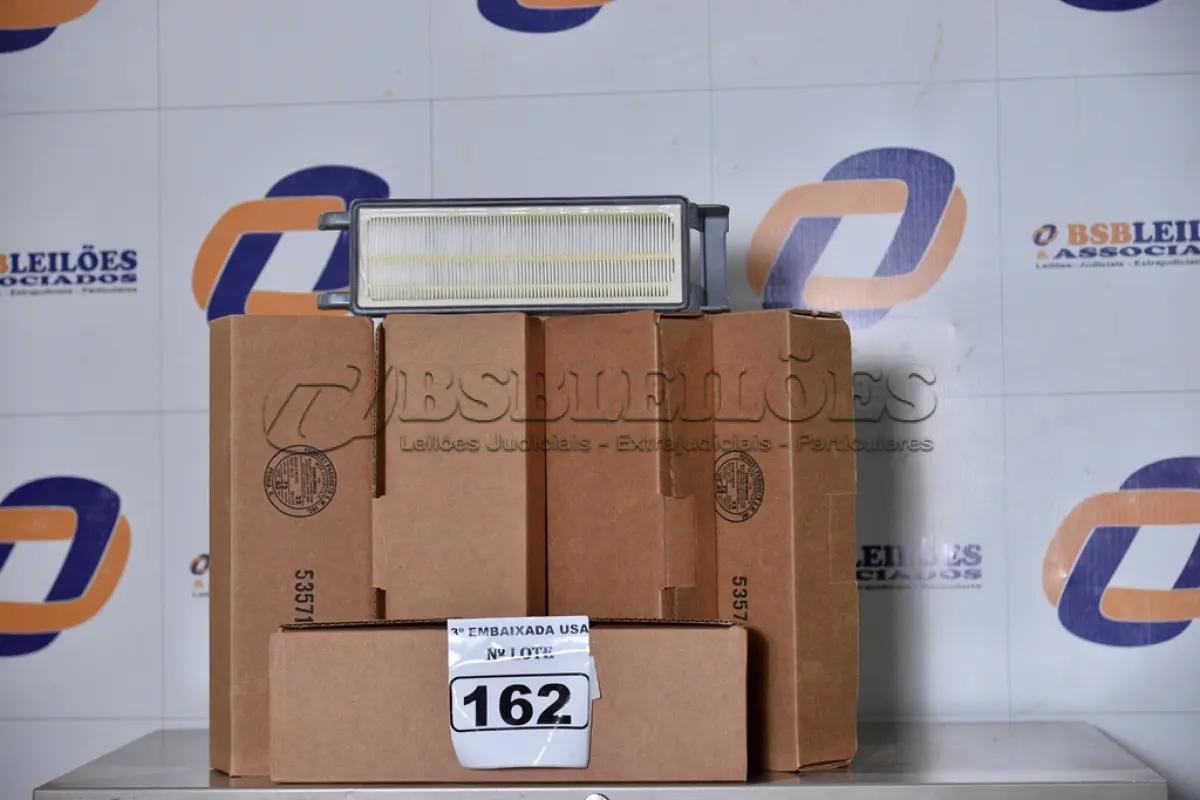 LOTE 162 - 06 CAIXINHAS COM 01 FILTRO CADA WASHABLE HEPA FILTER.  (6 A/C FILTERS 6 PAC. (NO ESTADO)0000022