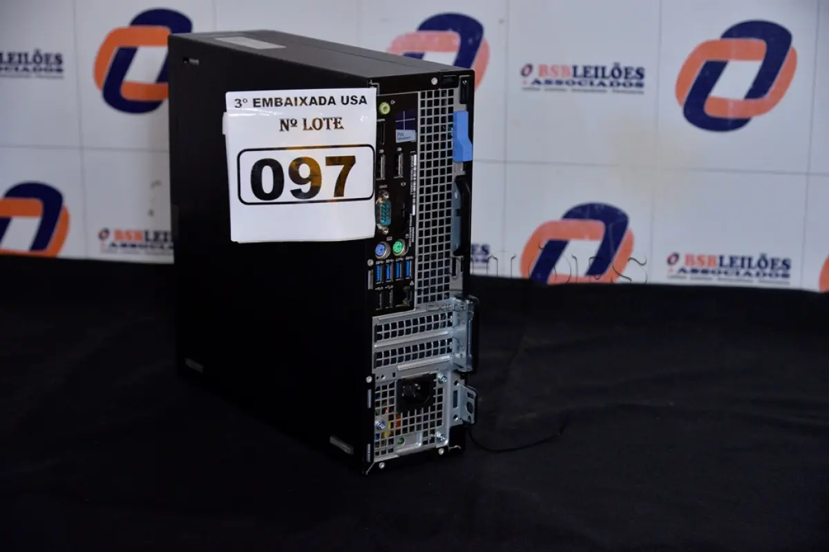 LOTE 097 - 01 CPU CORE I5 MARCA DELL OPTIPLEX 5050 SFF XCTO SEM MEMÓRIA E SEM HD. (NO ESTADO)1CRDHL2
