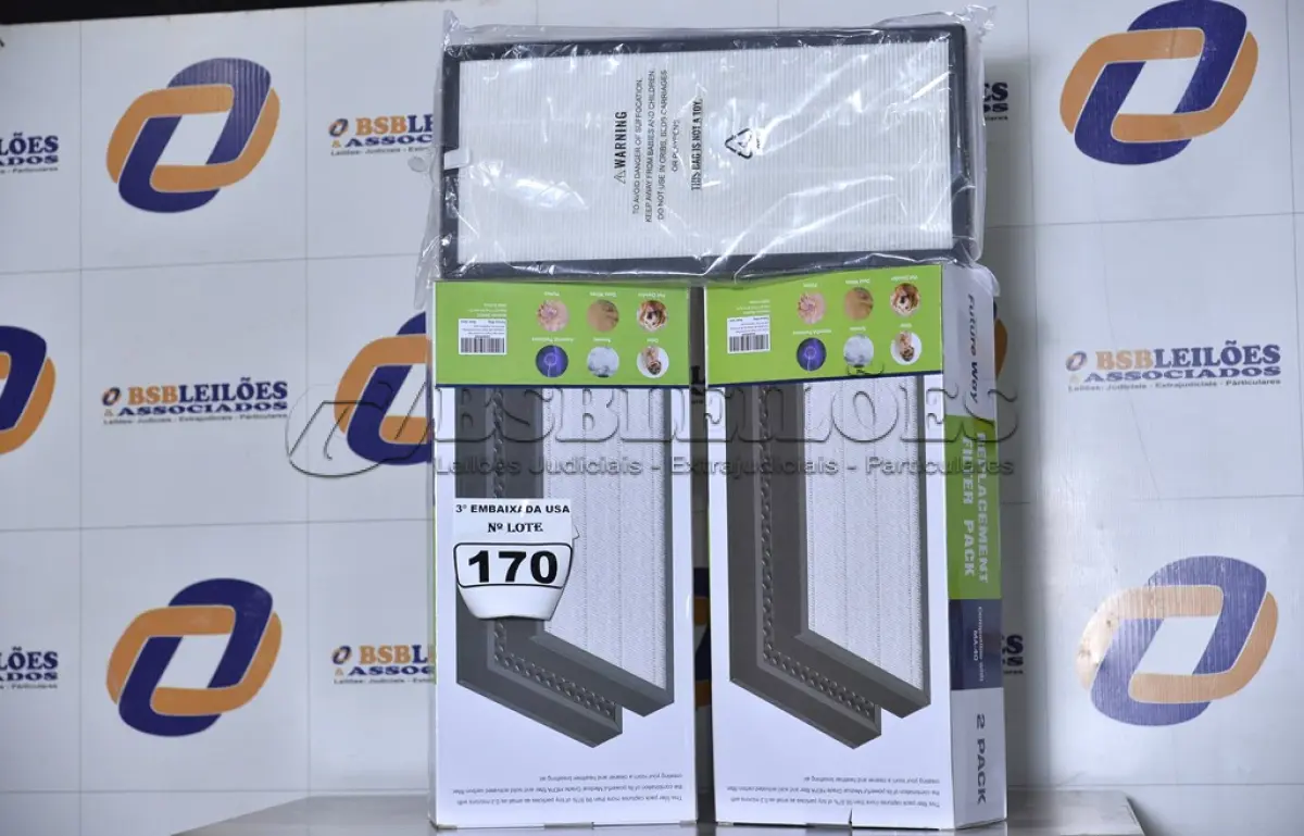LOTE 170 - 02 CAIXAS COM 02 FILTROS CADA PARA AR-CONDICIONADO COMPATIBLE WITH MA-40. (FILTERS 2 PACKS.) (NO ESTADO)0000021