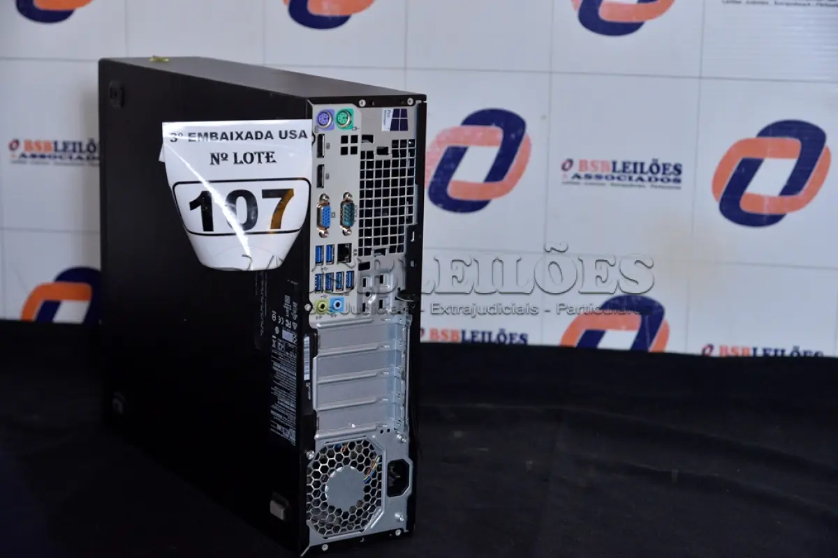 LOTE 107 - 01 CPU CORE I5 MARCA HP SEM HD COM MEMÓRIA DE 16GB RAM. (NO ESTADO) AV9706Y