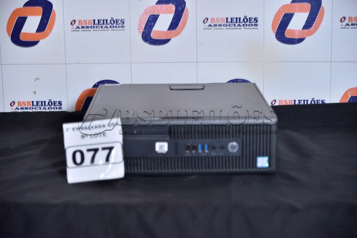 LOTE 077 - 01 CPU MARCA HP SEM MEMÓRIA E SEM HD. (NO ESTADO) AV9706B
