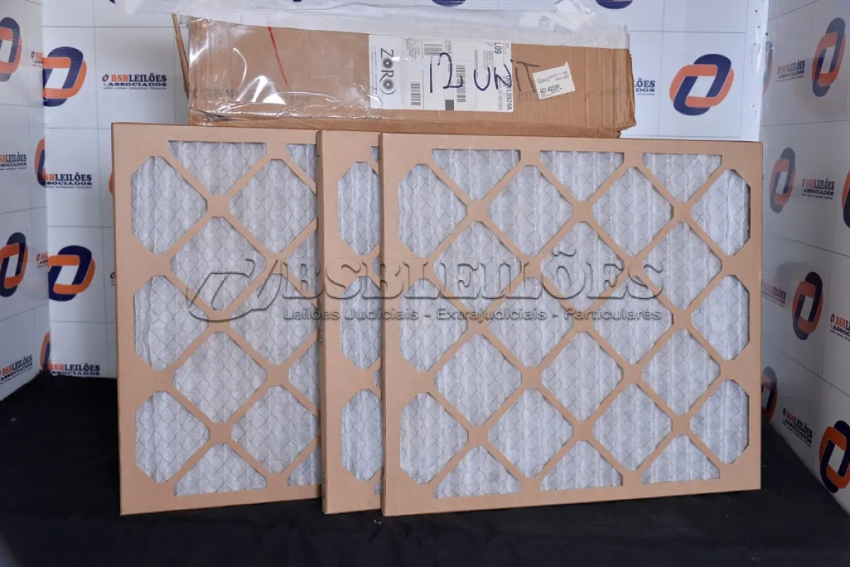 LOTE 118 - 01 CAIXA COM 12 UNIDADES DE FILTRO PARA AR-CONDICIONADO 20X22X1 6GKL9. (NO ESTADO)0000018