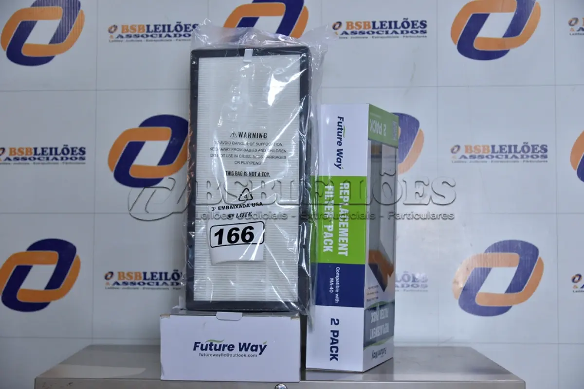 LOTE 166 - 02 CAIXAS COM 02 FILTROS CADA PARA AR-CONDICIONADO COMPATIBLE WITH MA-40. (FILTERS 2 PACKS.) (NO ESTADO)0000021
