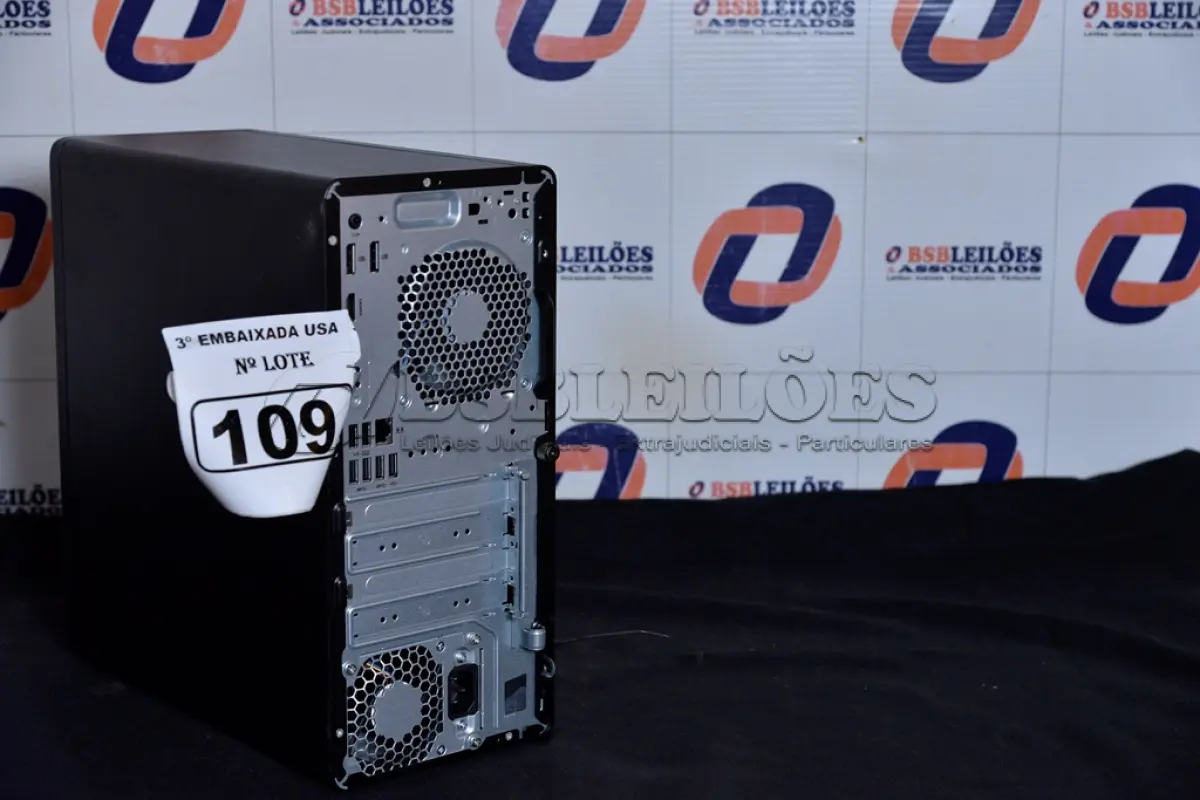 LOTE 109 - 01 CPU CORE I7 MARCA HP ELITE TOWER 600 G9 SEM MEMÓRIA E SEM HD. (NO ESTADO) MXL328387B