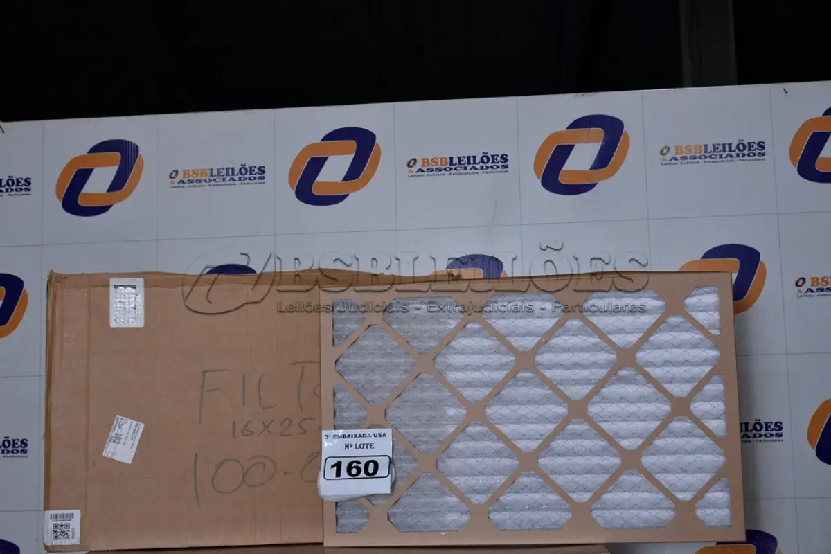 LOTE 160 - 01 CAIXA COM 12 UNIDADES DE FILTRO PARA AR-CONDICIONADO 20X22X1 6GKL9. (NO ESTADO)0000018