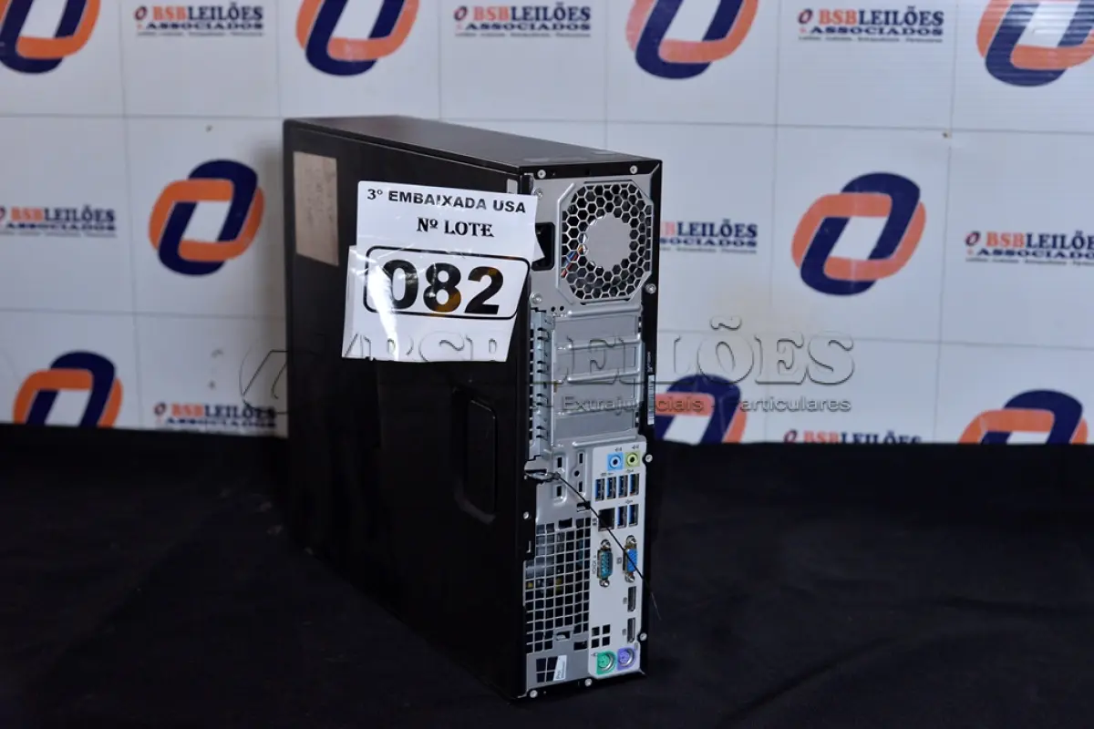 LOTE 082 - 01 CPU MARCA HP CORE I5 COM MEMÓRIA 16GB RAM E SEM HD. (NO ESTADO) AV9 705S