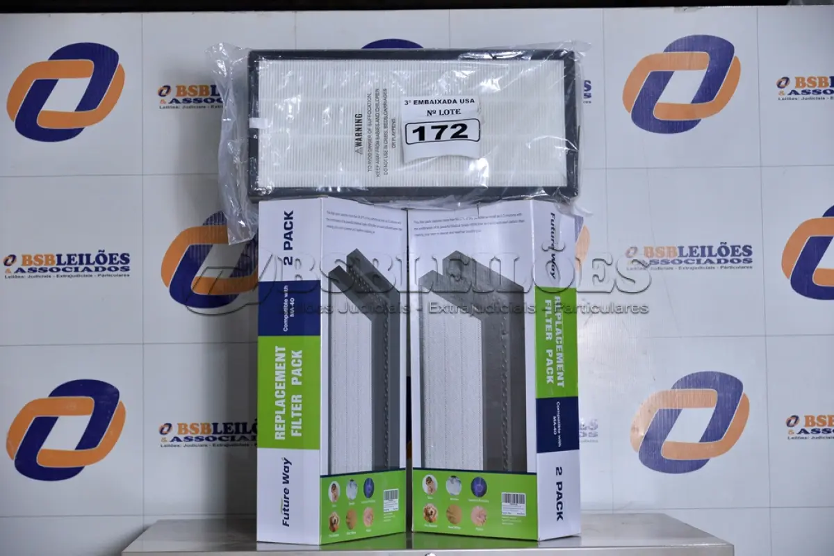 LOTE 172 - 02 CAIXAS COM 02 FILTROS CADA PARA AR-CONDICIONADO COMPATIBLE WITH MA-40. (FILTERS 2 PACKS. (NO ESTADO)0000021