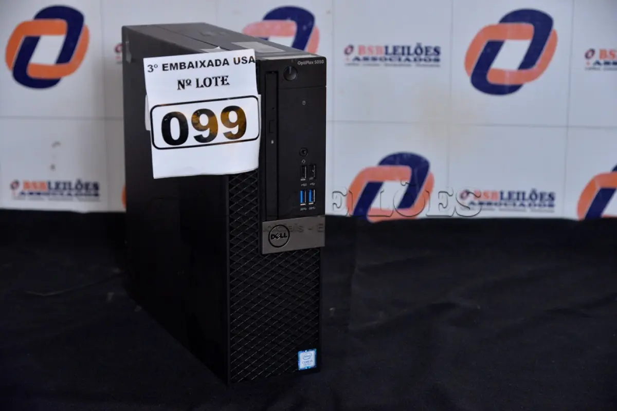 LOTE 099 - 01 CPU CORE I5 MARCA DELL OPTIPLEX 5050 SFF XCTO SEM MEMÓRIA E SEM HD. (NO ESTADO)1CNDHL2 