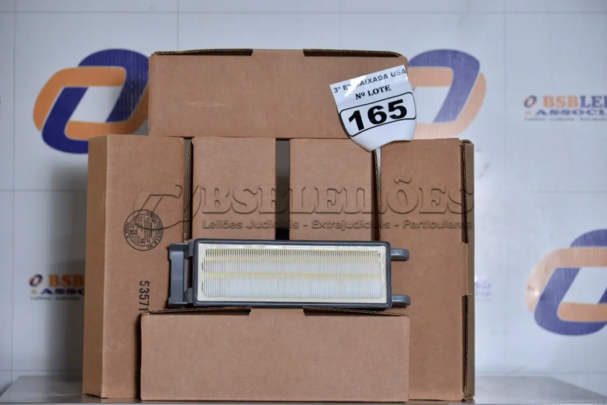 LOTE 165 - 06 CAIXINHAS COM 01 FILTRO CADA WASHABLE HEPA FILTER.  (6 A/C FILTERS 6 PAC. (NO ESTADO)0000022