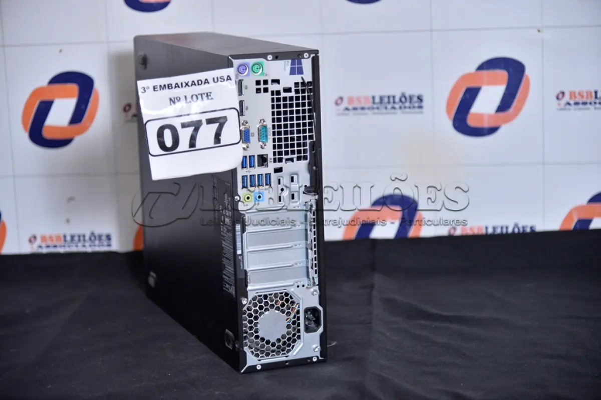 LOTE 077 - 01 CPU MARCA HP SEM MEMÓRIA E SEM HD. (NO ESTADO) AV9706B