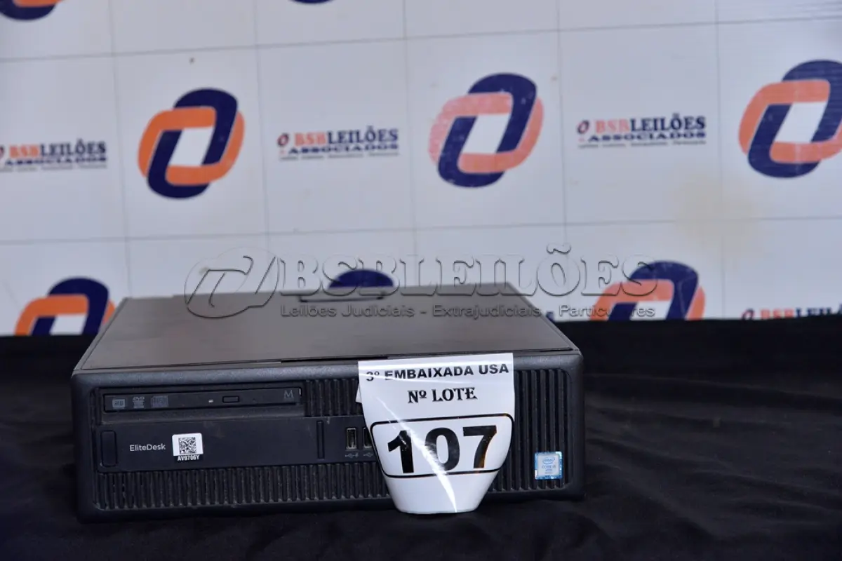 LOTE 107 - 01 CPU CORE I5 MARCA HP SEM HD COM MEMÓRIA DE 16GB RAM. (NO ESTADO) AV9706Y