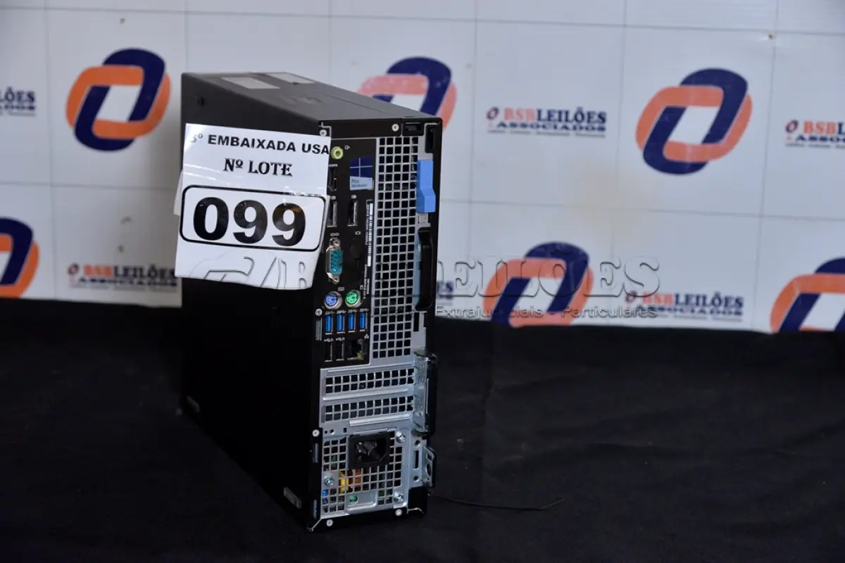 LOTE 099 - 01 CPU CORE I5 MARCA DELL OPTIPLEX 5050 SFF XCTO SEM MEMÓRIA E SEM HD. (NO ESTADO)1CNDHL2 