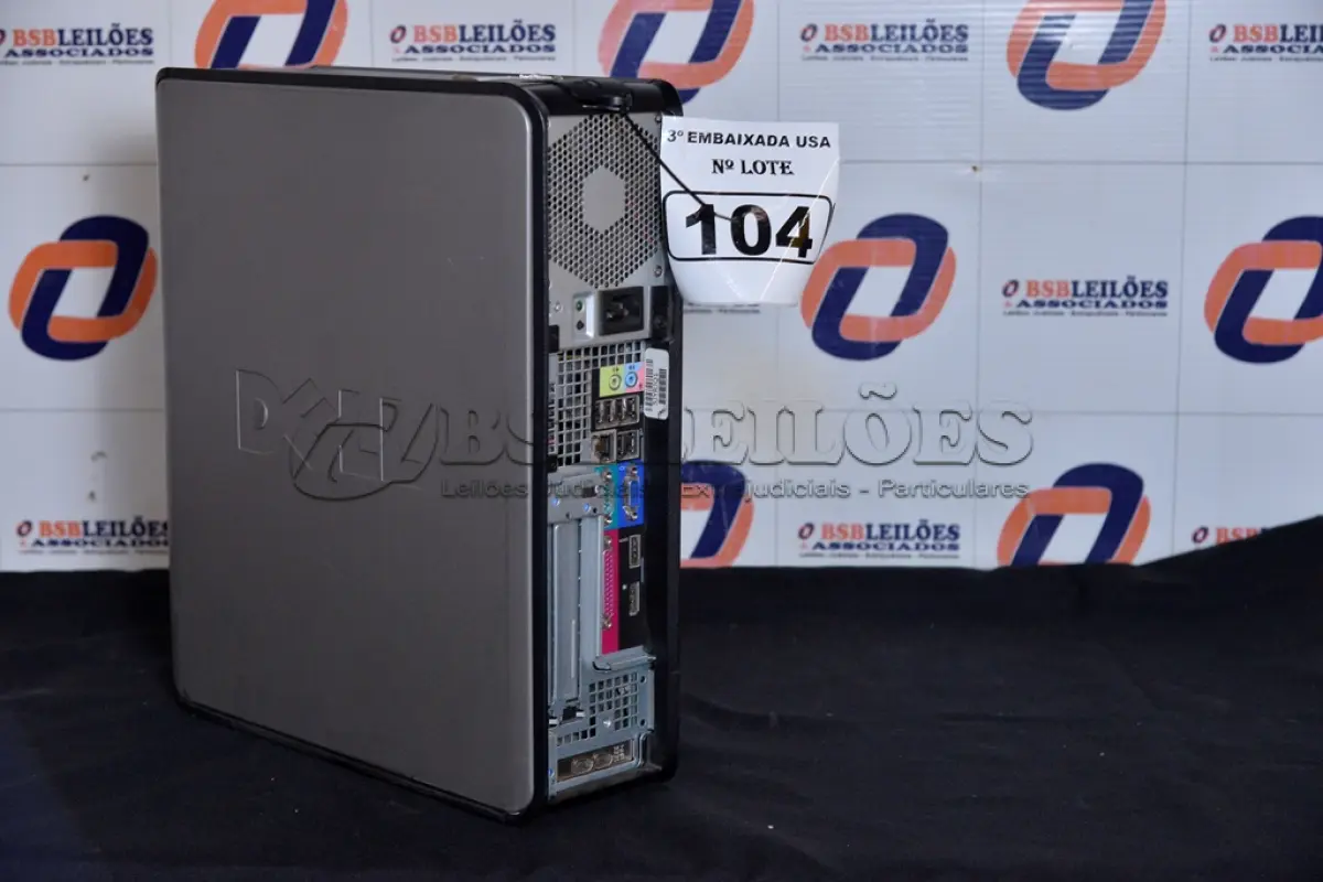 LOTE 104 - 01 CPU CORE 2 DUOS SEM HD E COM MEMÓRIA DE 4GB RAM MODELO: OPTIPLEX 780MARCA DEL. (NO ESTADO)5JYRJQ1