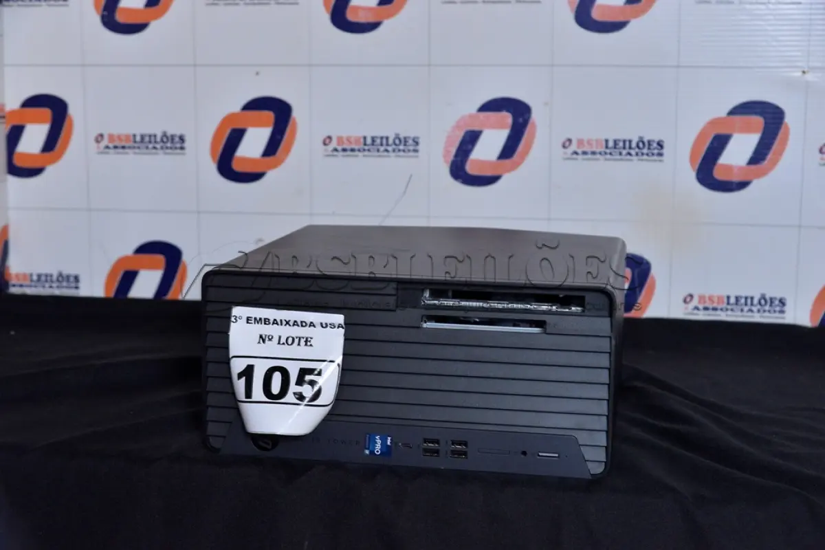 LOTE 105 - 01 CPU CORE I7 MARCA HP ELITE TOWER 600 G9 SEM MEMÓRIA E SEM HD. (NO ESTADO) MLX328287C