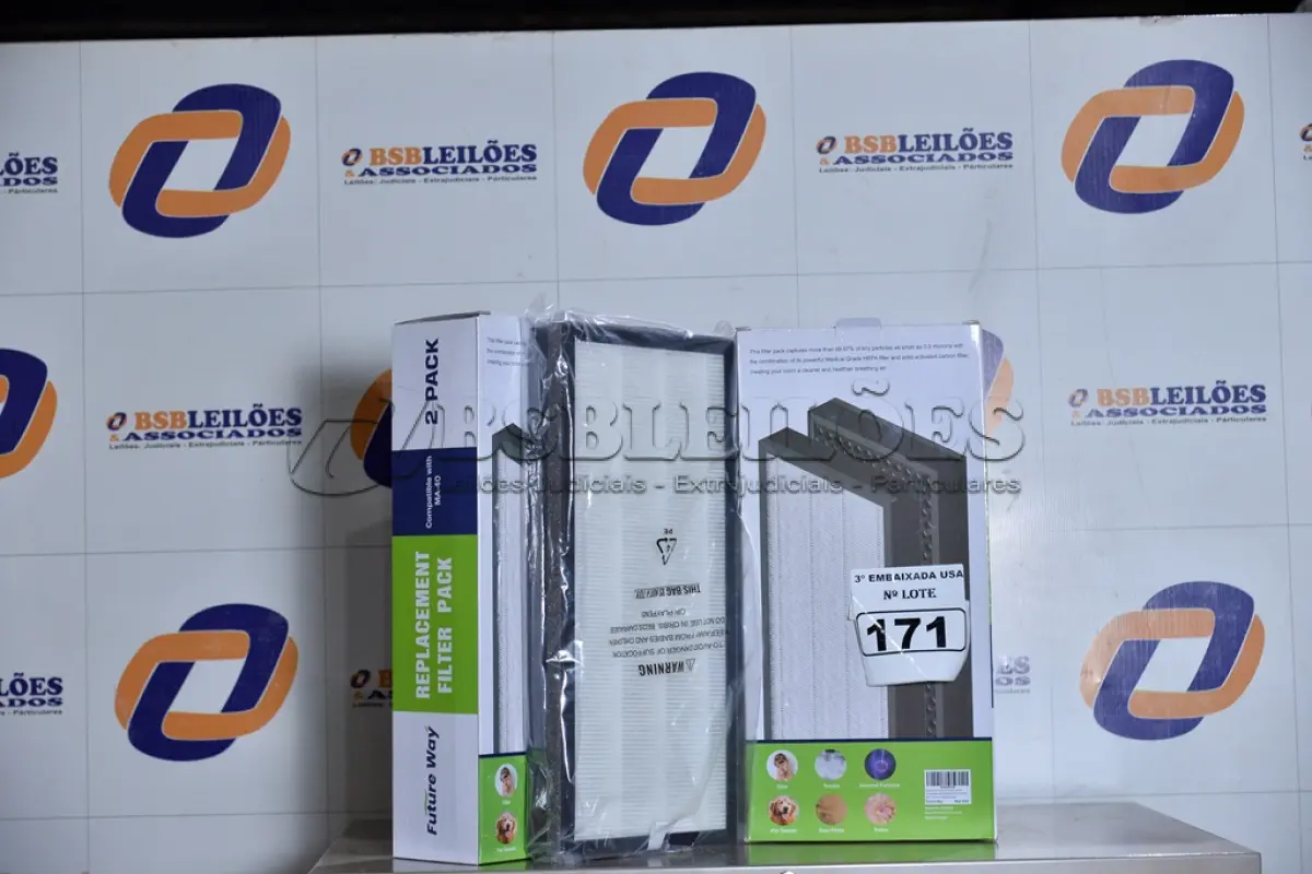 LOTE 171 - 02 CAIXAS COM 02 FILTROS CADA PARA AR-CONDICIONADO COMPATIBLE WITH MA-40. (FILTERS 2 PACKS.) (NO ESTADO)0000021
