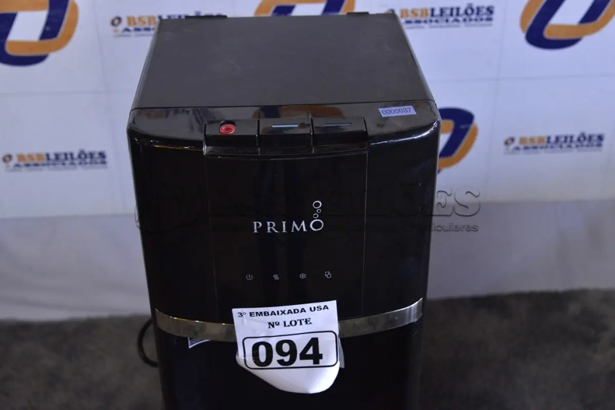LOTE 094 - 01 BEBEDOURO FILTRO DE ÁGUA MARCA PRIMO DE 127V NATURAL/GELADA/QUENTE. (WATER COOLER- HEATER) (NO ESTADO)0000037