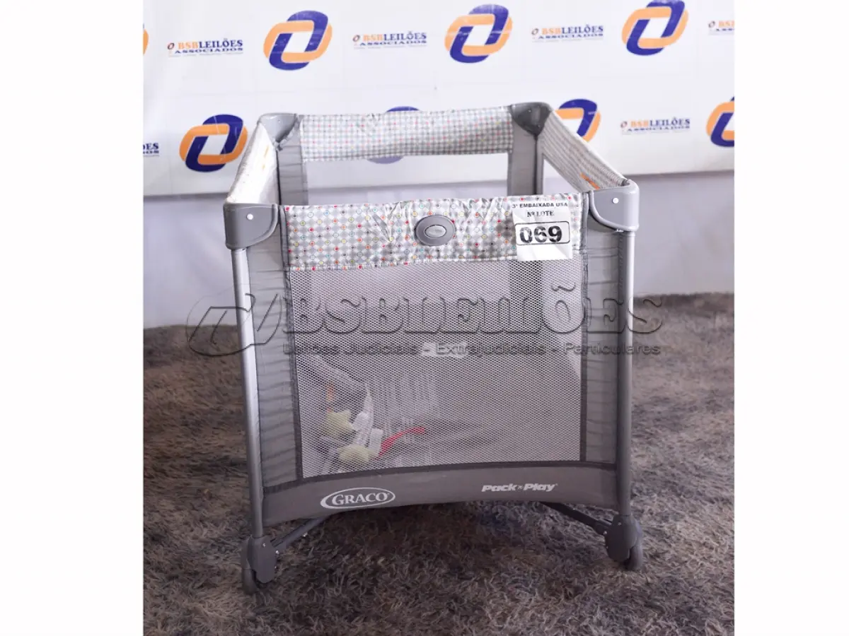LOTE 068 - 01 BERÇO PORTÁTIL MARCA GRACO. (BABY CRIB) (NO ESTADO) BF8664S