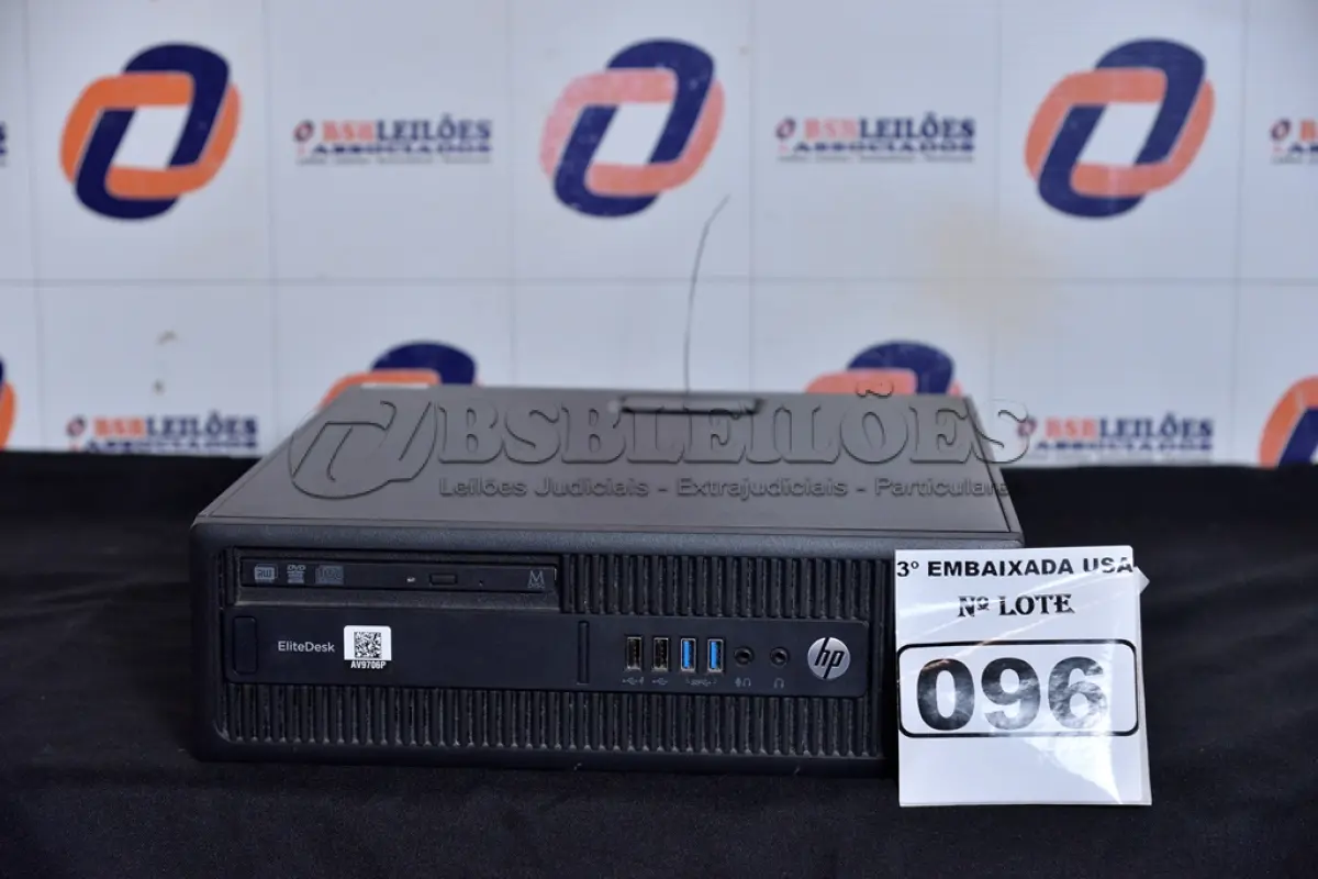 LOTE 096 - 01 CPU CORE I5 MARCA HP SEM MEMÓRIA E SEM HD. (NO ESTADO) AV9706P