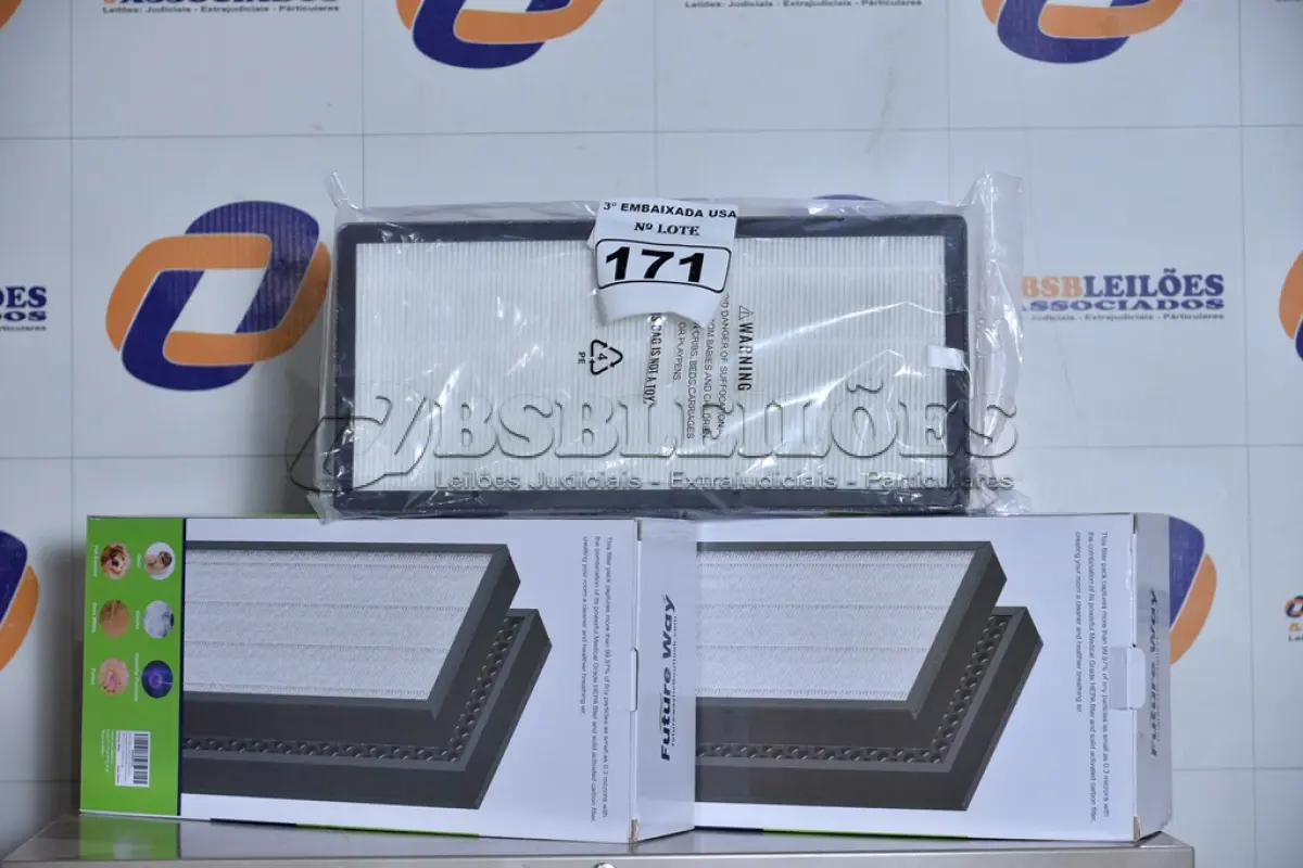 LOTE 171 - 02 CAIXAS COM 02 FILTROS CADA PARA AR-CONDICIONADO COMPATIBLE WITH MA-40. (FILTERS 2 PACKS.) (NO ESTADO)0000021