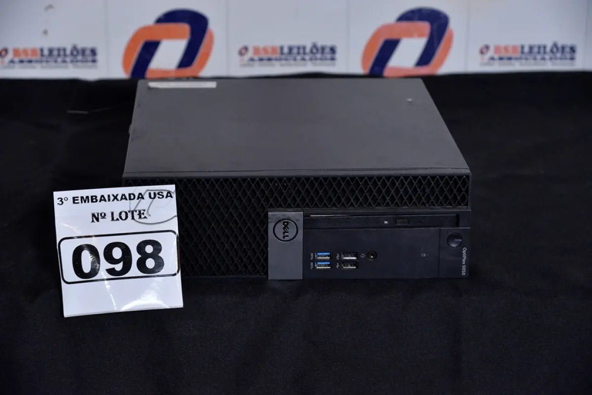 LOTE 098 - 01 CPU CORE I5MARCA DELL OPTIPLEX 5050 SFF XCTO SEM MEMÓRIA E SEM HD. (NO ESTADO)1CW5XK2 