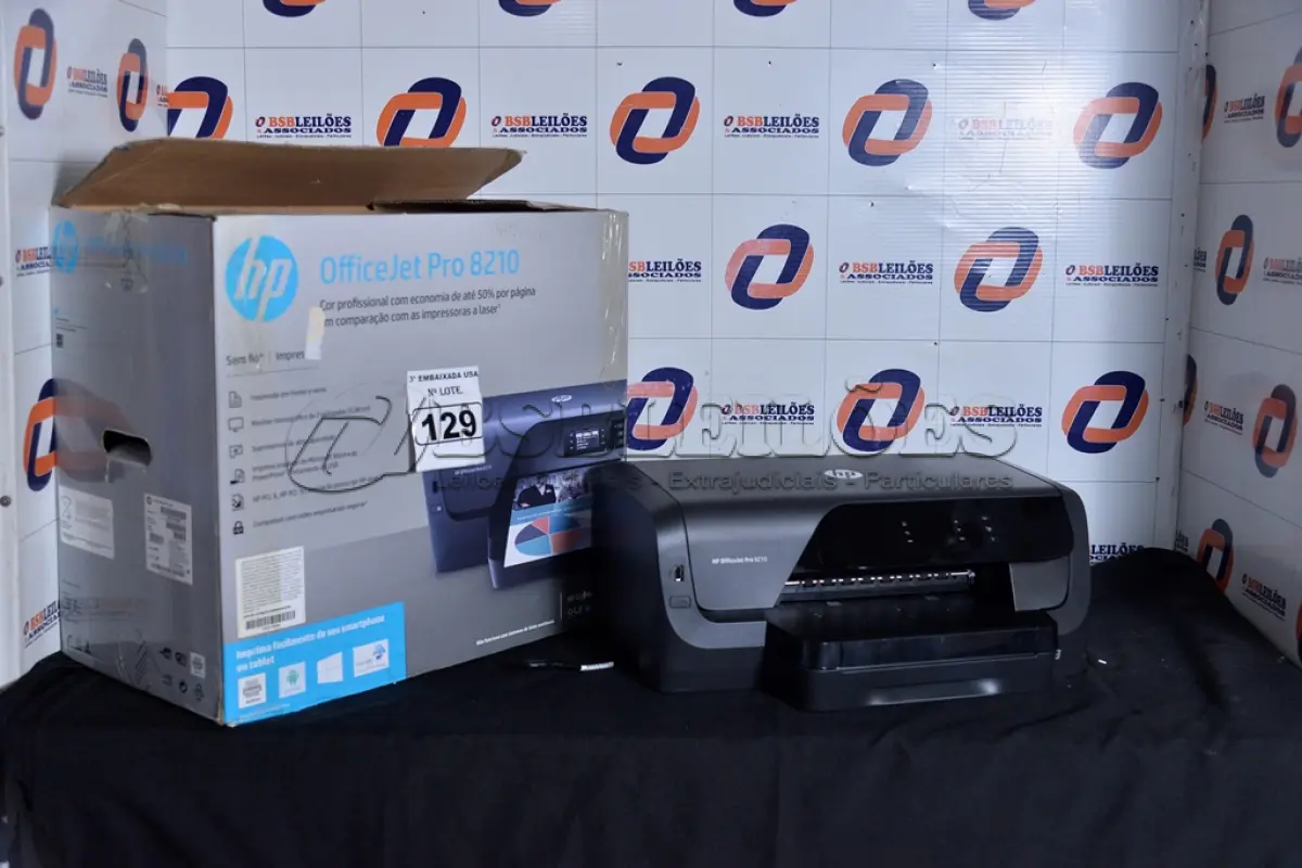 LOTE 129 - 01 IMPRESSORA OFFICEJET PRO 8210 MARCA HP. (PRINTER) (NO ESTADO) CN97JHP02G