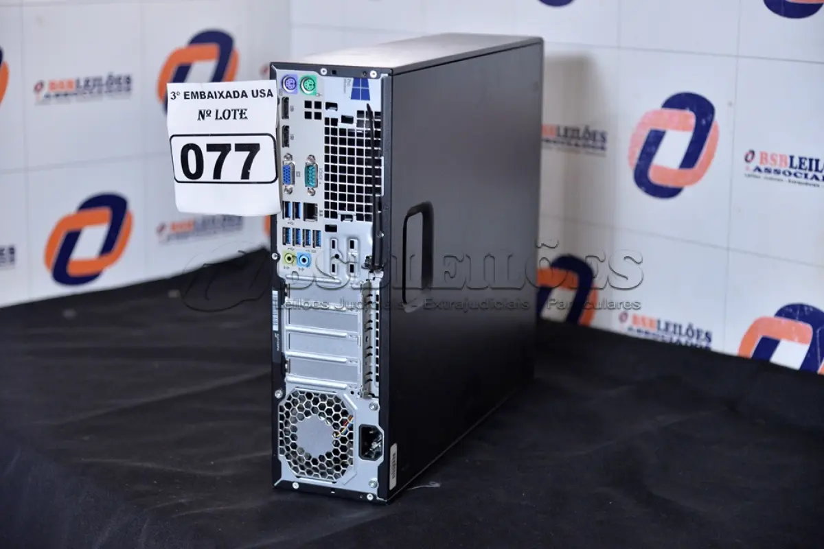 LOTE 077 - 01 CPU MARCA HP SEM MEMÓRIA E SEM HD. (NO ESTADO) AV9706B