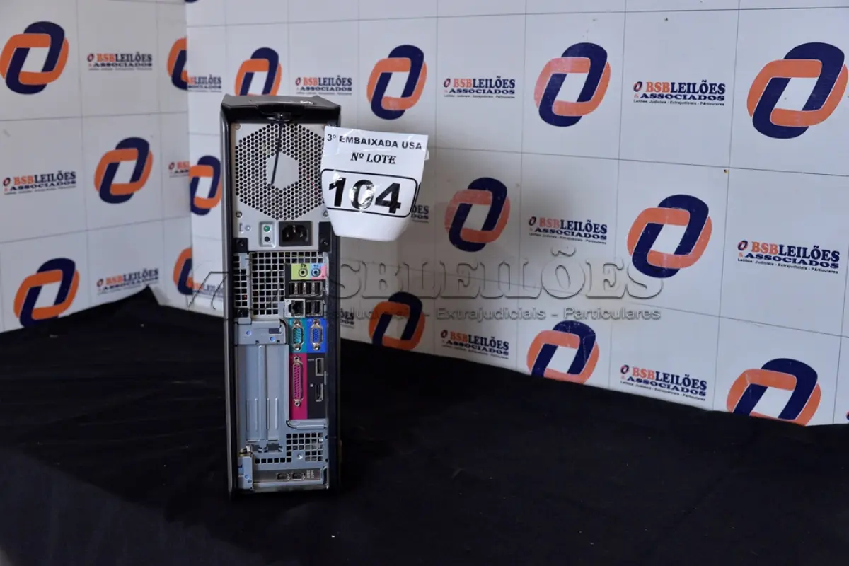 LOTE 104 - 01 CPU CORE 2 DUOS SEM HD E COM MEMÓRIA DE 4GB RAM MODELO: OPTIPLEX 780MARCA DEL. (NO ESTADO)5JYRJQ1