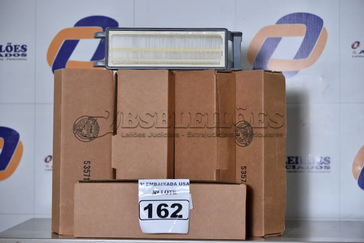 LOTE 162 - 06 CAIXINHAS COM 01 FILTRO CADA WASHABLE HEPA FILTER.  (6 A/C FILTERS 6 PAC. (NO ESTADO)0000022