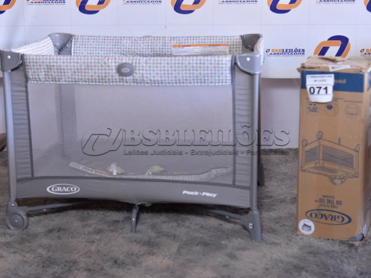 LOTE 071 - 01 BERÇO PORTÁTIL MARCA GRACO. (BABY CRIB) (NO ESTADO) BF8665A