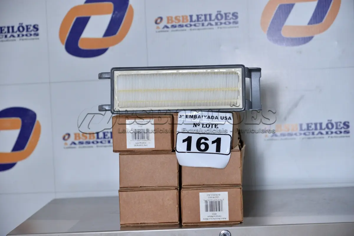 LOTE 161 - 06 CAIXINHAS COM 01 FILTRO CADA WASHABLE HEPA FILTER.  (6 A/C FILTERS 6 PAC. (NO ESTADO)0000022