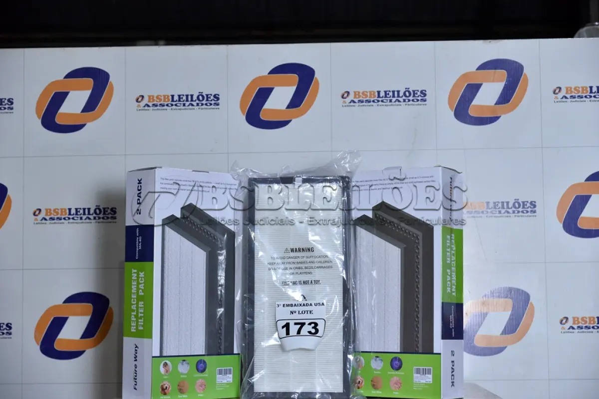 LOTE 173 - 02 CAIXAS COM 02 FILTROS CADA PARA AR-CONDICIONADO COMPATIBLE WITH MA-40. (FILTERS 2 PACKS.) (NO ESTADO)0000021